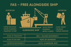 تحویل کنار کشتی FAS – Free Alongside Ship