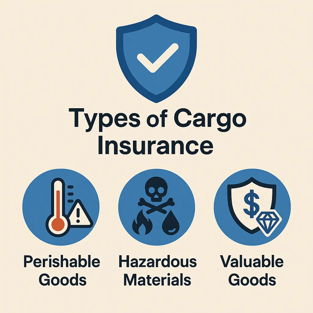 انواع بیمه حمل و نقل براساس نوع کالا